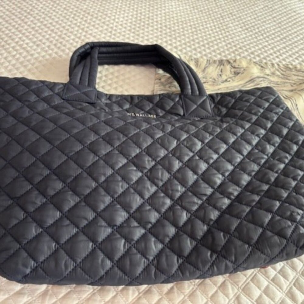 MZ Wallce Metro Tote - Navy Blue